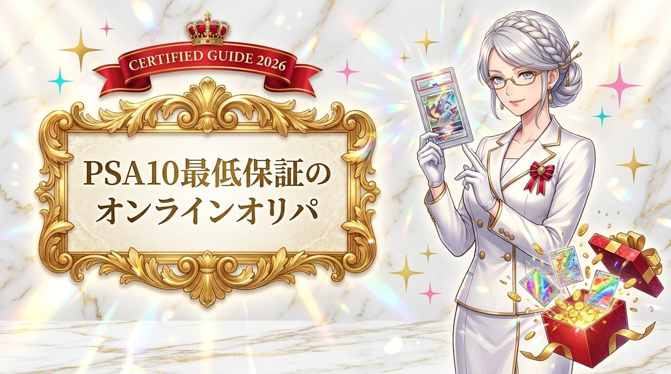 オンラインオリパ PSA10 最低保証|おすすめと選び方を徹底解説